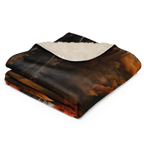 About my Brain Institute Blankets Kangaroo Spirit Animal Sherpa Blanket