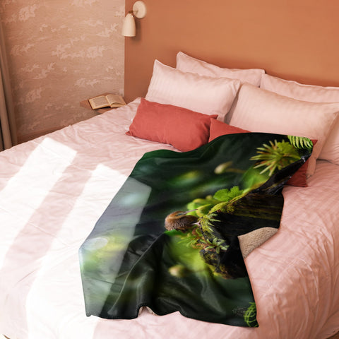 About my Brain Institute Blankets Kiwi Bird Spirit Animal Sherpa Blanket