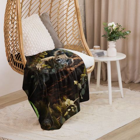 About my Brain Institute Blankets Koala Spirit Animal Sherpa Blanket