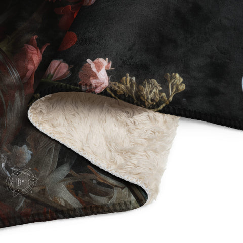 About my Brain Institute Blankets Koi Fish Spirit Animal Sherpa Blanket
