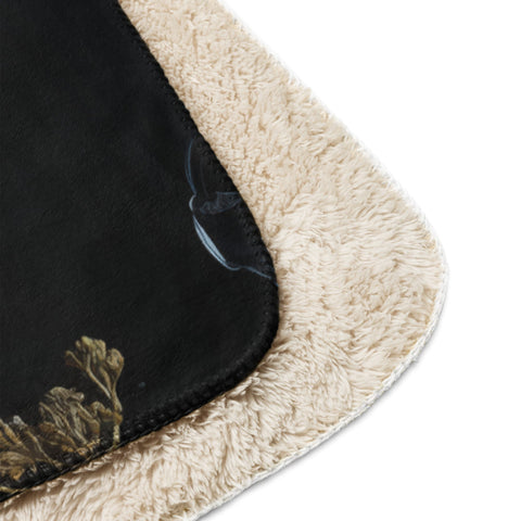 About my Brain Institute Blankets Koi Fish Spirit Animal Sherpa Blanket