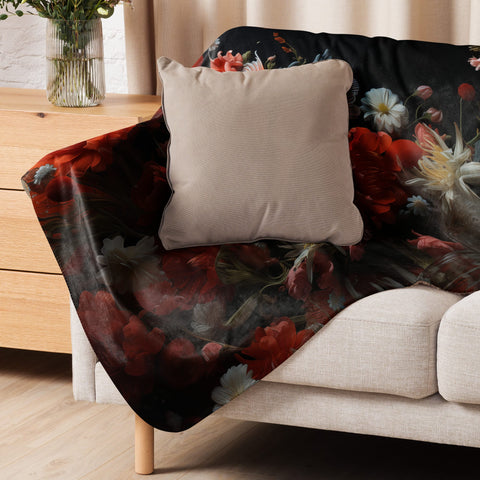 About my Brain Institute Blankets Koi Fish Spirit Animal Sherpa Blanket