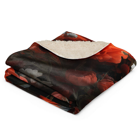 About my Brain Institute Blankets Koi Fish Spirit Animal Sherpa Blanket