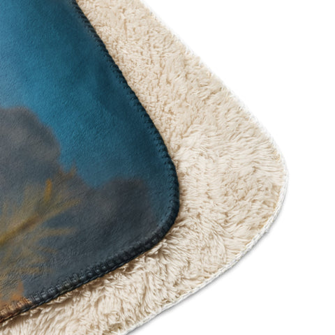 About my Brain Institute Blankets Komodo Dragon Spirit Animal Sherpa Blanket