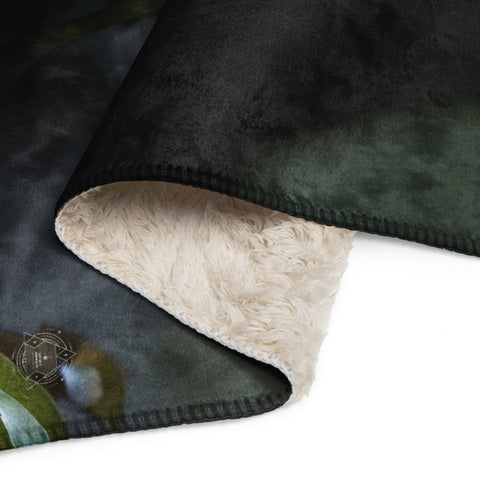 About my Brain Institute Blankets Ladybug Spirit Animal Sherpa Blanket