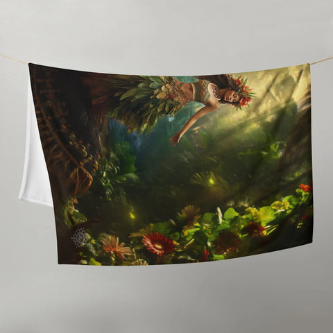 About my Brain Institute Blankets Laka Goddess Throw Blanket
