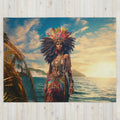 About my Brain Institute Blankets Lemanja Goddess Throw Blanket