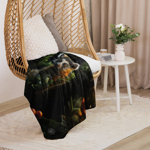 About my Brain Institute Blankets Lemur Spirit Animal Sherpa Blanket