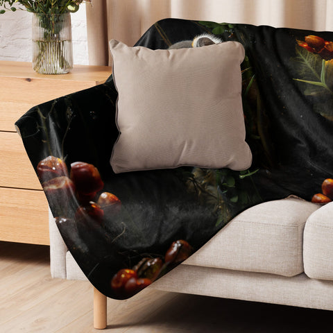 About my Brain Institute Blankets Lemur Spirit Animal Sherpa Blanket