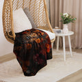 About my Brain Institute Blankets Lion Spirit Animal Sherpa Blanket