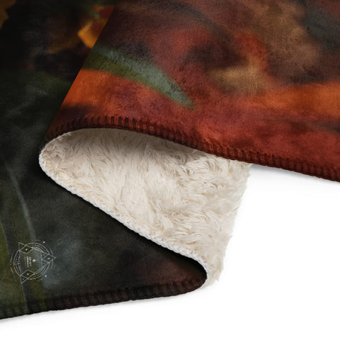 About my Brain Institute Blankets Lizard Spirit Animal Sherpa Blanket