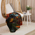 About my Brain Institute Blankets Lizard Spirit Animal Sherpa Blanket