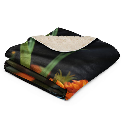 About my Brain Institute Blankets Lizard Spirit Animal Sherpa Blanket