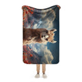About my Brain Institute Blankets Llama Spirit Animal Sherpa Blanket