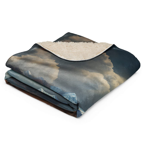 About my Brain Institute Blankets Llama Spirit Animal Sherpa Blanket