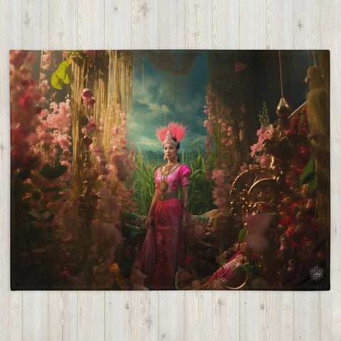 About my Brain Institute Blankets Mae Phosop Goddess Throw Blanket