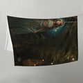 About my Brain Institute Blankets Mama Quilla Goddess Throw Blanket