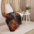 About my Brain Institute Blankets Mandarin Duck Spirit Animal Sherpa Blanket
