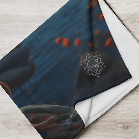 About my Brain Institute Blankets Mawu Goddess Throw Blanket
