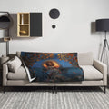 About my Brain Institute Blankets Mawu Goddess Throw Blanket