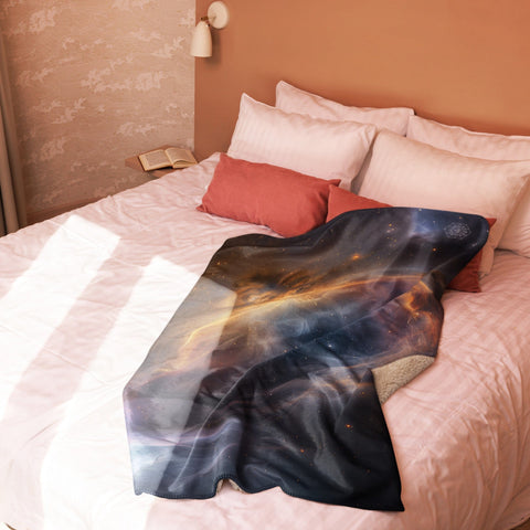 About my Brain Institute Blankets Medusa Nebula Dreams Fluffy Blanket