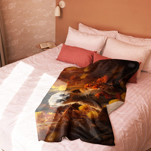 About my Brain Institute Blankets Meerkat Spirit Animal Sherpa Blanket