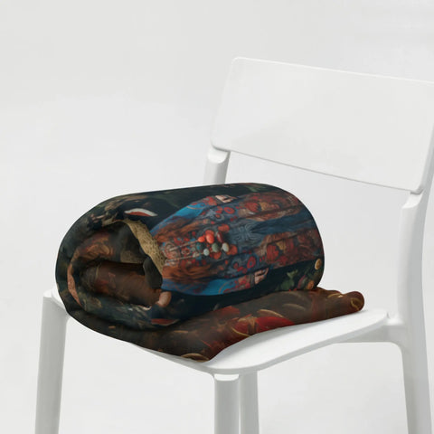 About my Brain Institute Blankets Mielikki Goddess Throw Blanket