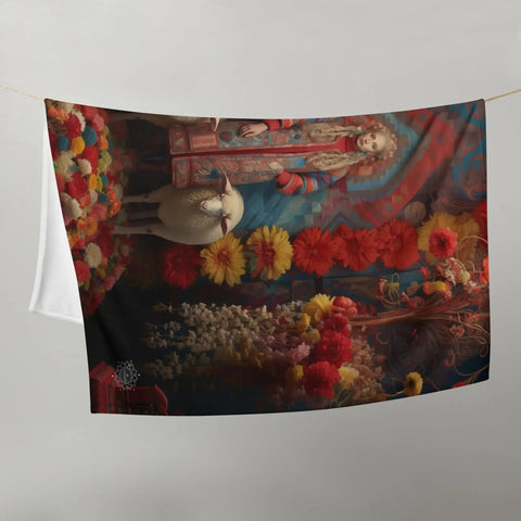 About my Brain Institute Blankets Mokosh Goddess Throw Blanket