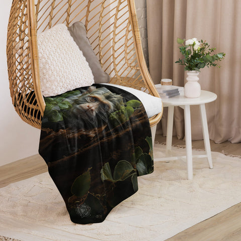 About my Brain Institute Blankets Monkey Spirit Animal Sherpa Blanket