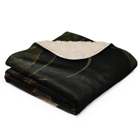 About my Brain Institute Blankets Monkey Spirit Animal Sherpa Blanket