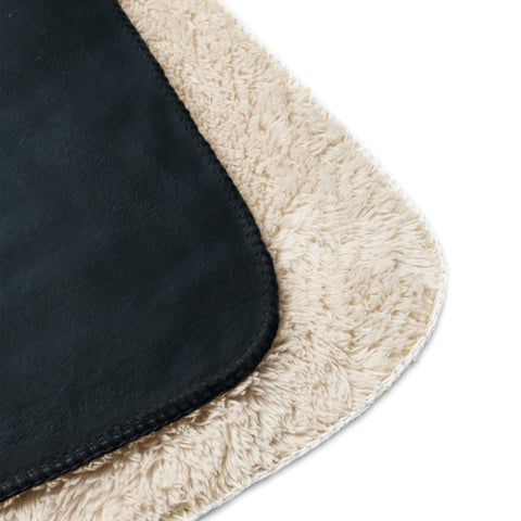 About my Brain Institute Blankets Moose Spirit Animal Sherpa Blanket