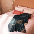 About my Brain Institute Blankets Moose Spirit Animal Sherpa Blanket