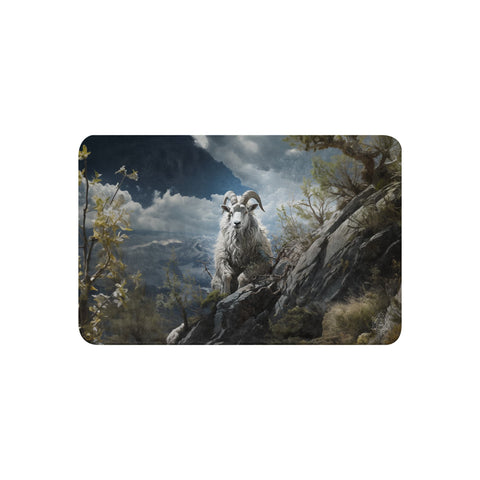 About my Brain Institute Blankets Mountain Goat Spirit Animal Sherpa Blanket