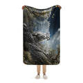 About my Brain Institute Blankets Mountain Goat Spirit Animal Sherpa Blanket