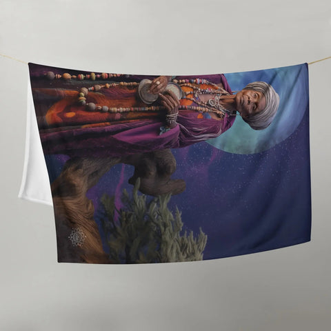About my Brain Institute Blankets Nana Buluku Goddess Throw Blanket