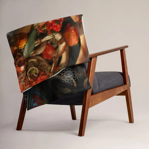 About my Brain Institute Blankets Neang Neak Goddess Throw Blanket