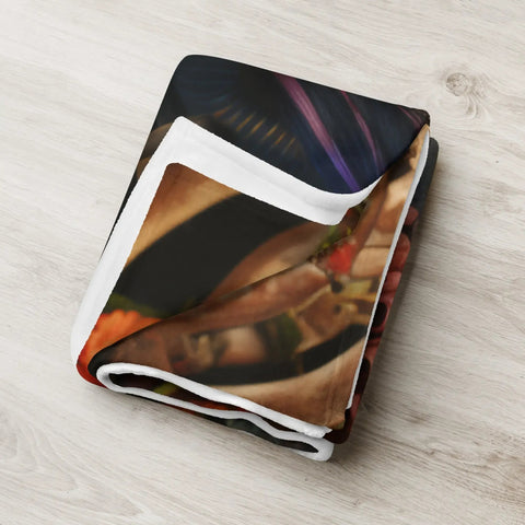 About my Brain Institute Blankets Neang Neak Goddess Throw Blanket