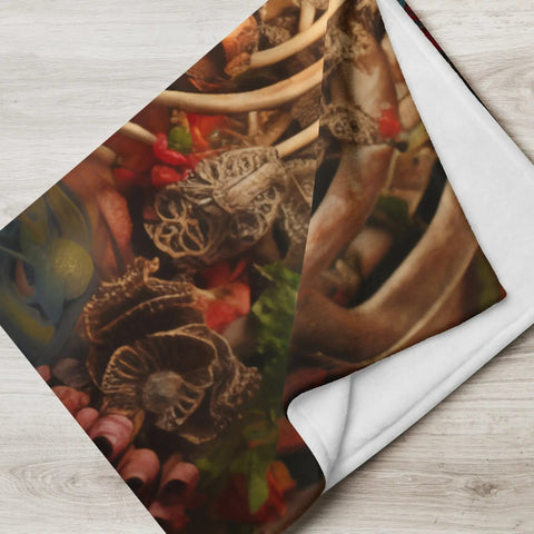 About my Brain Institute Blankets Neang Neak Goddess Throw Blanket