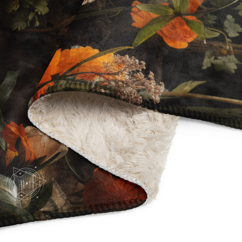 About my Brain Institute Blankets Nightingale Spirit Animal Sherpa Blanket