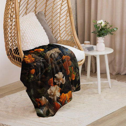 About my Brain Institute Blankets Nightingale Spirit Animal Sherpa Blanket