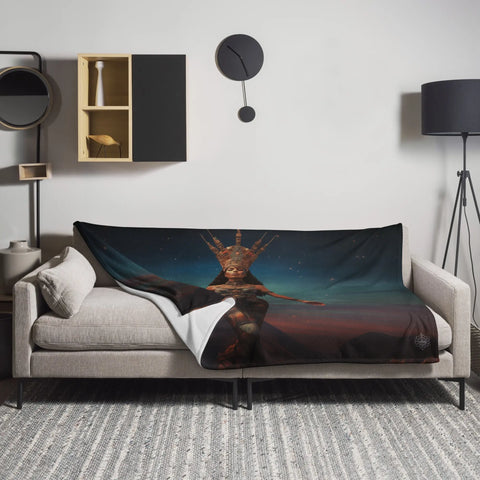 About my Brain Institute Blankets Nuit Goddess Throw Blanket