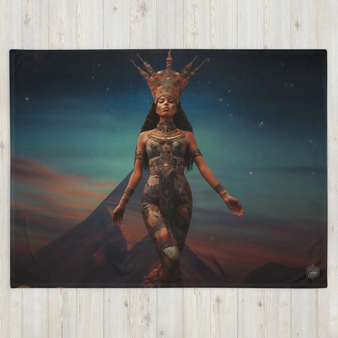 About my Brain Institute Blankets Nuit Goddess Throw Blanket