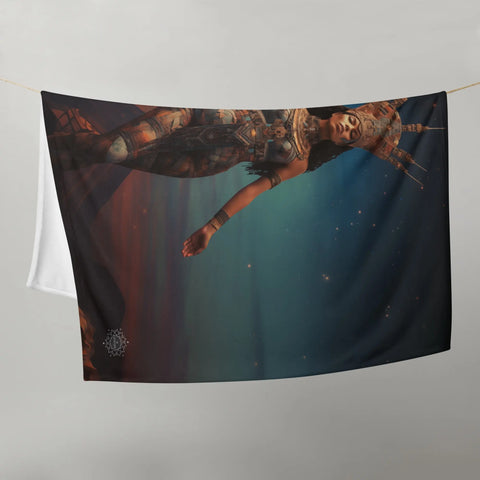 About my Brain Institute Blankets Nuit Goddess Throw Blanket