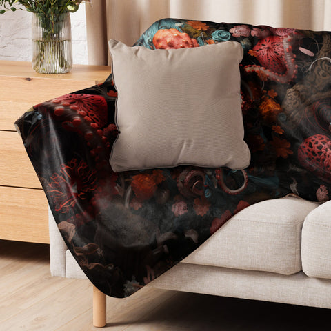 About my Brain Institute Blankets Octopus Spirit Animal Sherpa Blanket