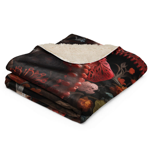 About my Brain Institute Blankets Octopus Spirit Animal Sherpa Blanket