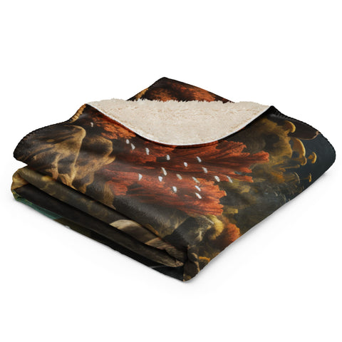 About my Brain Institute Blankets Orca Whale Spirit Animal Sherpa Blanket