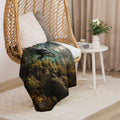 About my Brain Institute Blankets Orca Whale Spirit Animal Sherpa Blanket