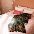 About my Brain Institute Blankets Orca Whale Spirit Animal Sherpa Blanket