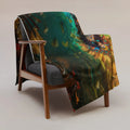 About my Brain Institute Blankets Oshun Goddess Throw Blanket