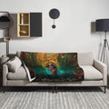 About my Brain Institute Blankets Oshun Goddess Throw Blanket